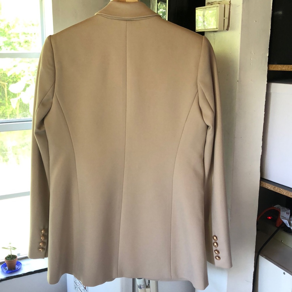 Double-Breasted Gold Button Blazer - image 3